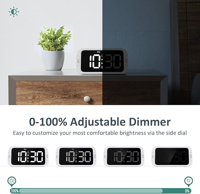 Odokee Digital Dual Alarm Clock - Image 8