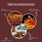 Colonial Candle Tibetan Sandalwood Scented Candle Jar, Highly Fragranced Candles - Image 2