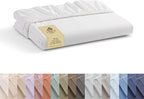 Linen Home 100% Cotton Percale Weave Fitted Sheet, Full Size, 1 Deep Pocket by LINENHOME
