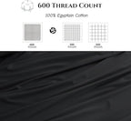 Cotton Flat Sheets Only, 600 TC 100% Cotton Flat Sheet Top Sheet Only, TwinXL - Image 3