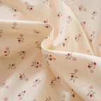 mixinni Pink Floral Duvet Cover Set King Size – 100% Cotton Ruffle Lace Bedding - Image 9