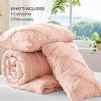 BEDELITE Dusty Pink King Size Comforter Set - Image 7