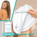Bondi SPA Microfiber Hair Towel – Dries Hair 50% Faster – Anti-Frizz Towel - Image 6