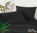 Royale Linens Cooling Pillow Cases King Size Set of 2-100% Rayon Derived from - Image 3