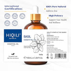 HIQILI Basil Essential Oil, 100% Pure & Natural, Diffuser in Bedroom, Mediation - Image 7