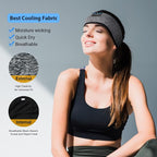 LC-dolida Sleep Headphones Headband Bluetooth 5.4, Sports Headband Earphones - Image 5