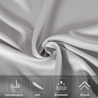 Mulberry Silk Pillowcase for Hair and Skin, Cooling Silk Pillow Case - Image 2