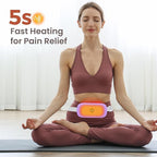NOWWISH Heating Pad for Period Cramps Pain Relief, Portable Electric Cordless - Image 3