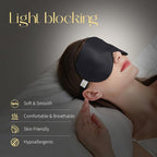 ZIMASILK Adjustable Mulberry Silk Sleep Mask Blindfold 100% Pure Mulberry Silk - Image 2