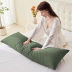 DOWNSTORIA Body Pillow Cover, Ultra Soft Microfiber Long Pillowcase, Envelope - Image 7