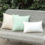 MIULEE Pack of 2 Decorative Outdoor Solid Waterproof Throw Pillow Covers Faux - Image 5