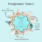Spongellé Beach Grass Daisy Spongette Bath Sponge | Built-in Body Wash & Body - Image 3