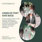 Calyan Wax Co. Rosewood & Amber 3 Wick Scented Candle - Image 9