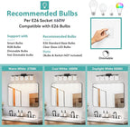 Honesorn 5-Light Vanity Lights, Matte Black - Image 5