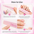 MelodySusie Nail File Kit, Professional Nail Art Manicure Pedicure Supplies - Image 7