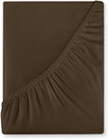 Royale Linens 400 Thread Count 100% American Grown Cotton Fitted Sheet Full Size by ROYALELINENS