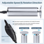 Electric Foot File Remover Callus: Profesional Pedicure Tool - Image 3