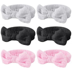 6 Pcs Fluffy Spa Headbands by Casoty