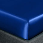 Homiest Royal Blue Satin Fitted Sheet - Image 3