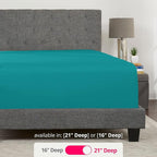 Queen Fitted Sheet Only Deep–Pocket – Extra Deep Pocket Queen Fitted Sheet – - Image 3