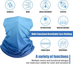 Geyoga 6 Pieces Summer UV Protection Cooling Neck Gaiter Face Clothing Neck - Image 2