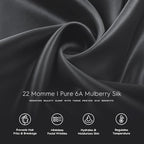 Tafts Pillow Cases - 22mm 100% Pure Mulberry 6A Silk Pillowcase - Image 6