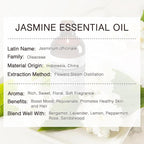 Jasmine Essential Oil 100ML, 100% Pure Natural Jasmine Oils Premium Grade - Image 3