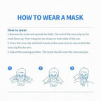 100Pcs White Disposable Face Mask, 3 Ply Masks - Image 6