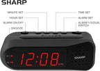 Sharp Easy-Set Digital Alarm Clock - Image 3
