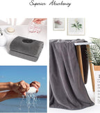 Lumimi Towels 3 Piece Very Soft Microfiber Bath Sheet Towel Set Super Absorbent - Image 5