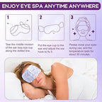 XPCARE 32 Pack Steam Eye Masks for Dry Eyes, SPA Warm Sleep Eye Mask, - Image 4