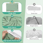 my novel things 2 Pack Extra Large Microfiber Hair Towel Wrap, 37.4" x 26.4" - Image 2