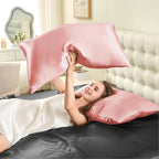INFIIXSO Silk Pillow Cases 2 Pack Standard Size, Ultra Smooth & Soft Mulberry - Image 7