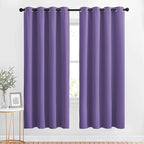 NICETOWN Blackout Lilac Purple Curtains 72 inches Long by NICETOWN