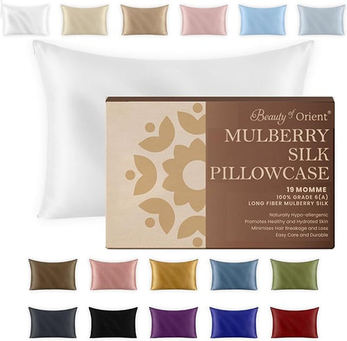 19 Momme Premium Mulberry Silk Pillowcase by BeautyofOrient
