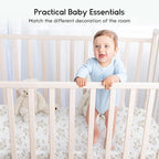 Yoofoss Baby Crib Sheets for Boys Girls, Fitted Crib Sheet 2 Pack for Standard - Image 6