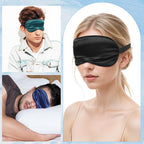 3 Pcs Sleep Mask, Silk Blackout Eye Mask Cover - Image 5