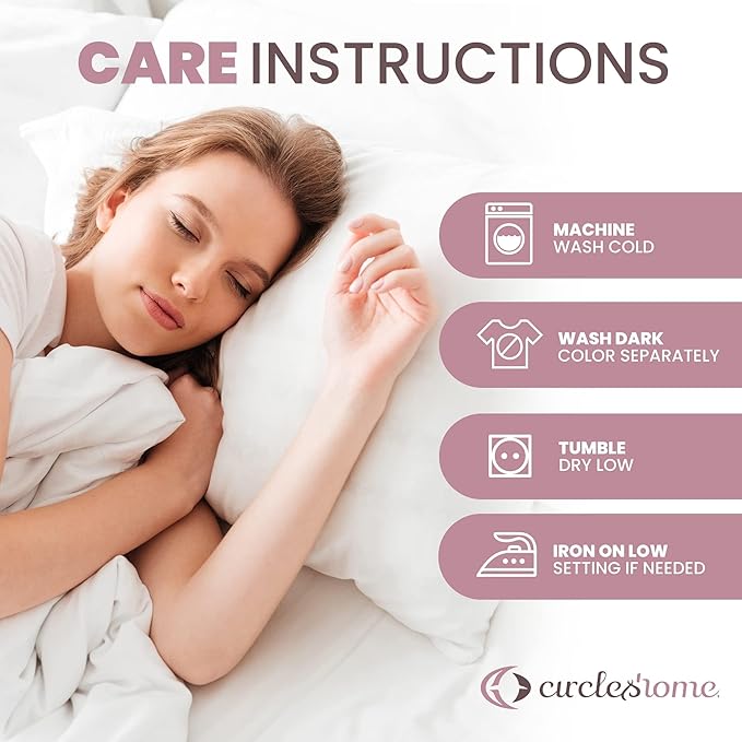 CirclesHome Pillow Protectors 12 Pack King Zippered - Image 8
