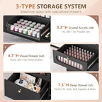 OmySalon Nail Salon Organizer Cabinet, Wooden Display - Image 5