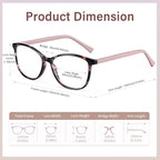 Madison Avenue Blue Light Blocking Glasses Anti Eyestrain UV Glare Blue Light - Image 5