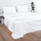 2-Pack Cotton Full Flat Sheet Only, 600 Thread Count 100% Egyptian Cotton Top - Image 5
