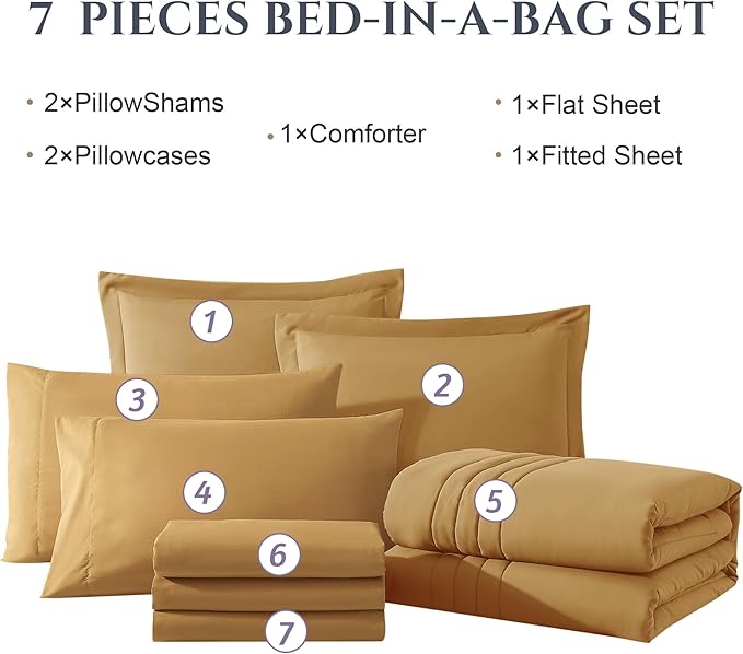Monbix Queen Comforter Set - Image 7