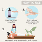 Massage Oil with Lavender and Peppermint Massage Oil - Image 6