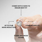 Eargasm High Fidelity Transparent Clear Earplugs - Image 6