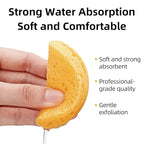 120-Count Compressed Facial Sponges|Kickleen 100% Natural Cellulose Cosmetic - Image 5