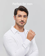 ANRRI Blue Light Glasses Men Women Transparent Blue Light Blocking Computer - Image 2