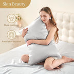 INFIIXSO Silk Pillow Cases 2 Pack Standard Size, Ultra Smooth & Soft Mulberry - Image 3
