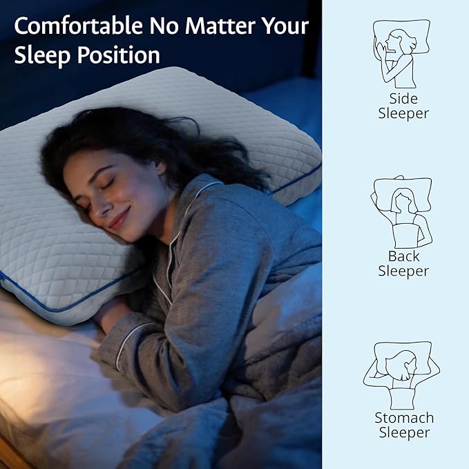 Cooling Gel Memory Foam Pillows - Image 7