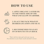 Handcraft Blends Castor Oil Pack Wrap | Organic Castor Oil 16 oz | Reusable - Image 3