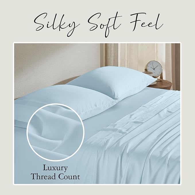 Karissa Mae Cooling Bamboo Viscose King Size Pillowcase Set | 100% FSC - Image 6